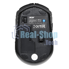 Мышь беспроводная Acer OMR050 черный, 1600 dpi, радиоканал, Bluetooth, USB, кнопки - 6