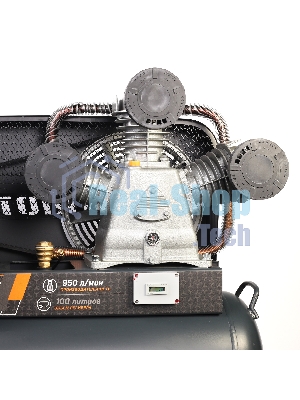 Компрессор поршневой Patriot KRX 950 L100 D ременной, масляный, 950 л/мин, 100 л, 10 бар, 5.5 кВт, 400 В