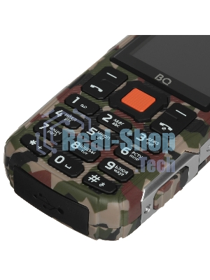 Мобильный телефон BQ 2430 Tank Power серебро/камуфляж