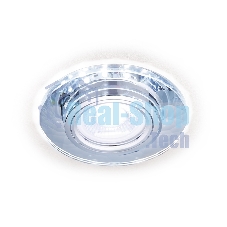 Встраиваемый точечный светильник S211 CL/WH хром/прозрачный MR16+3W(LED WHITE 4200K)
