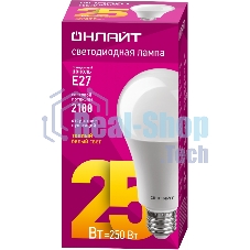 Лампа светодиодная ОНЛАЙТ 61 953 LED 25Вт Е27 теплый