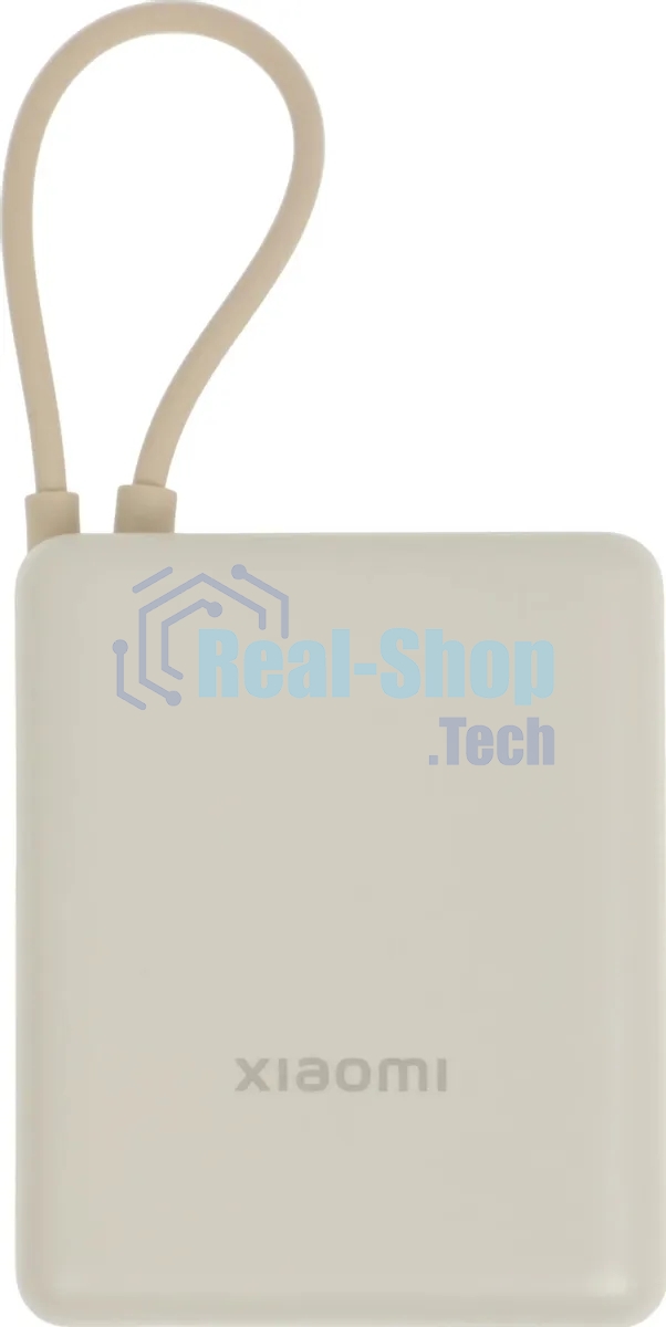 Портативный аккумулятор Xiaomi BHR9333GL 10000mAh PD 33W 3A USB-A/USB-C бежевый