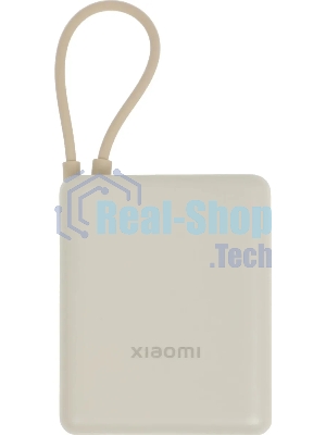 Портативный аккумулятор Xiaomi BHR9333GL 10000mAh PD 33W 3A USB-A/USB-C бежевый