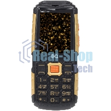 Мобильный телефон BQ 2430 Tank Power черный/золотистый