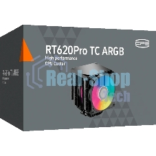 Устройство охлаждения(кулер) PcCooler RT620Pro TC ARGB Soc-AM5/AM4/1151/1200/2066/1700 черный 4-pin 34.9dB Al+Cu 265W Ret (RT620PROTC-BKAWYX-GL)