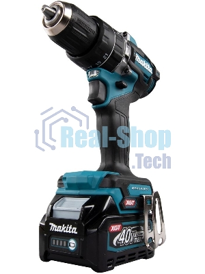Дрель-шуруповерт Makita HP002GD201, 40 В, 2,5 Ач, 64 Нм, бесщеточный, ударный