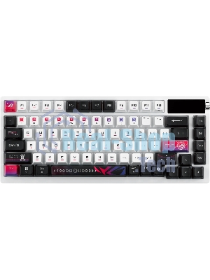 Клавиатура ASUS ROG Azoth X гибридная, USB Type-C, Bluetooth, радиоканал, чёрный