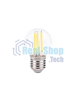 Светодиодная лампа Ambrella light 203915 Filament LED G45-F 6W E27 4200K (60W)