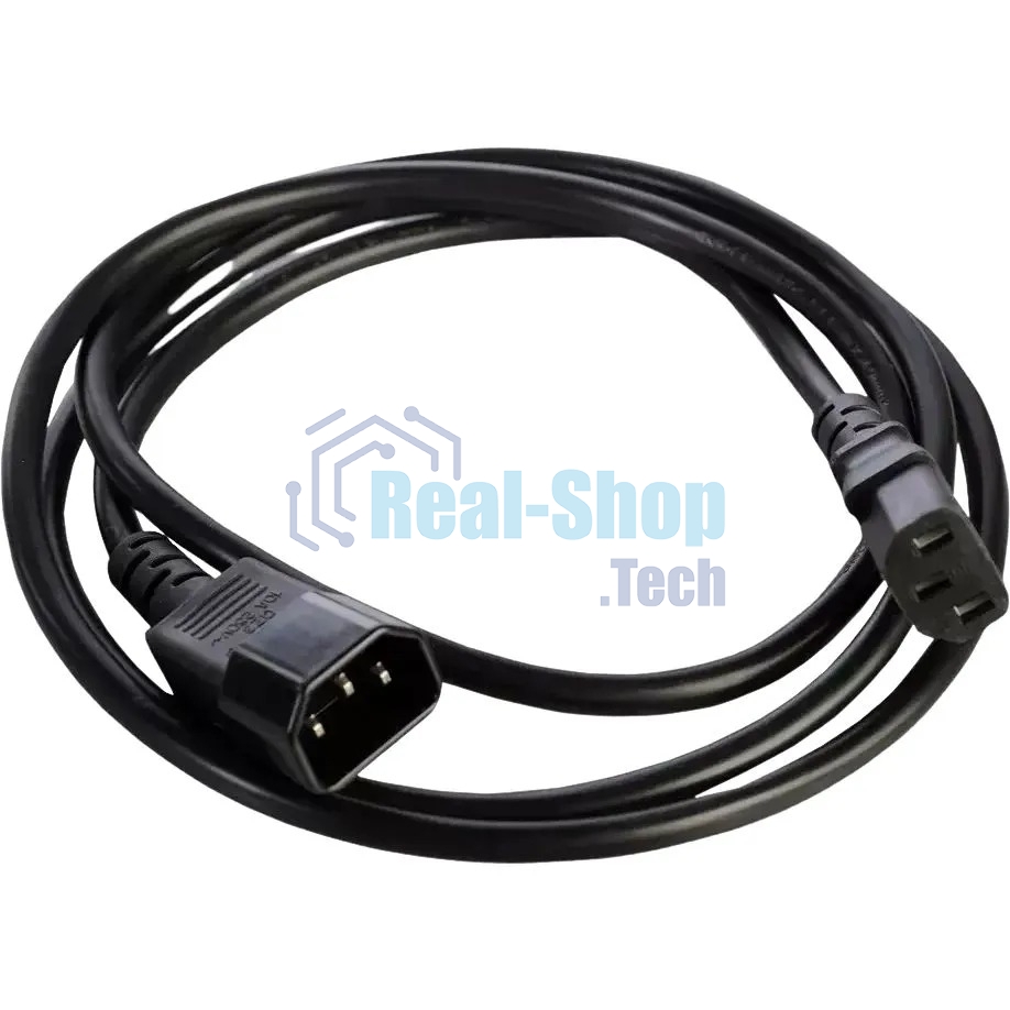 Шнур питания NTSS NTSS-PC13141 C13-С14 проводник.:3x0.75мм2 1м 220В 10А черный