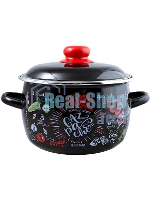 Кастрюля Appetite 1RC181M Gazpacho сферическая эмалированная 3 л