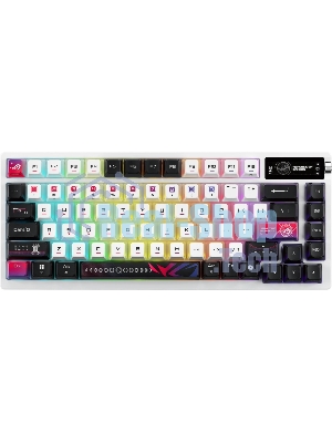 Клавиатура ASUS ROG Azoth X гибридная, USB Type-C, Bluetooth, радиоканал, чёрный