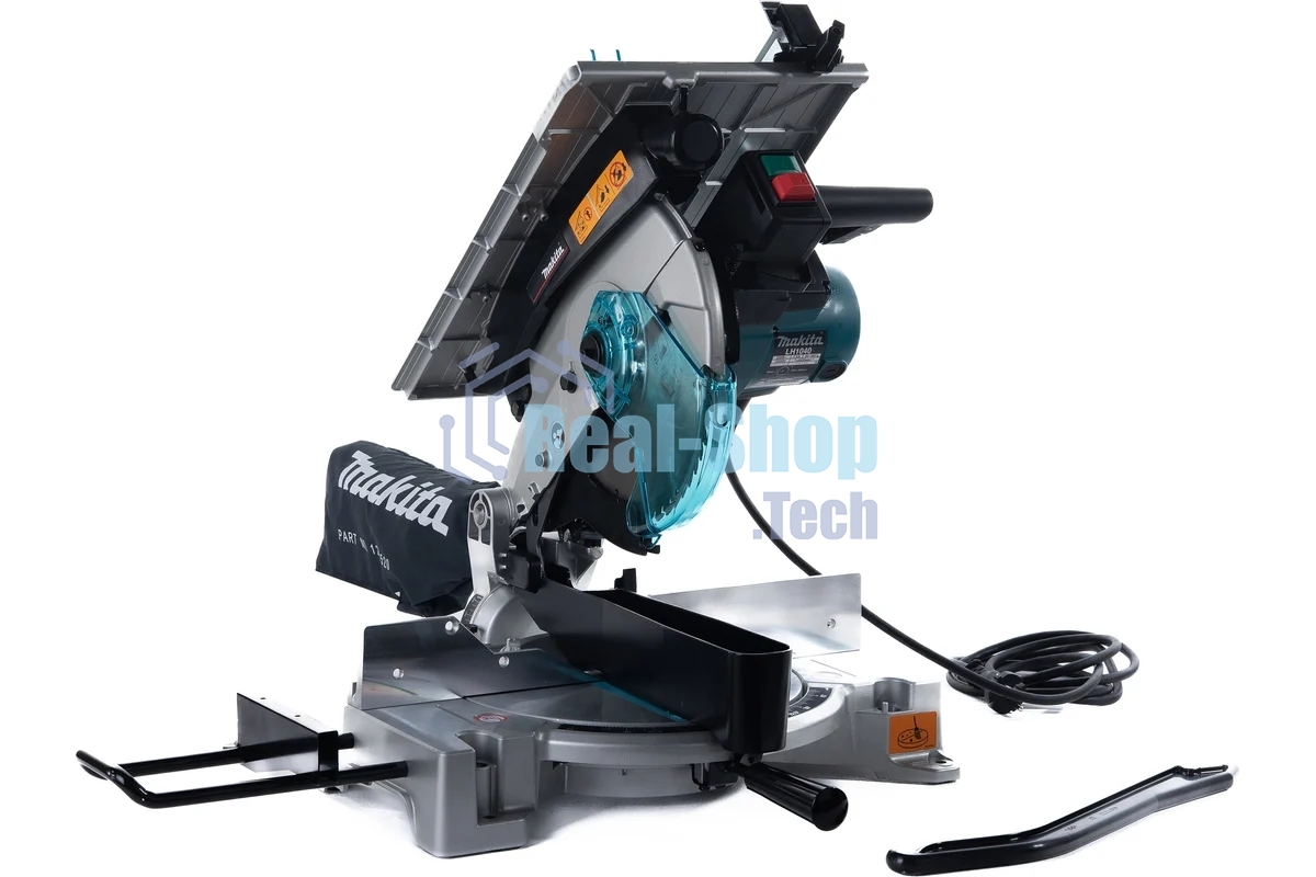 Пилы электрические дисковые, торцовочные Makita LH1040 Пила комб,1650Вт,4800об\м,дискф260х30мм,рез-93х95мм,14кг,кор,наклон-45\0гр,поворот-45\45гр
