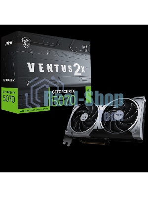 Видеокарта MSI RTX 5070 12G VENTUS 2X OC RTX 5070 PCI-E 5.0 GDDR7 2542/28000 HDMIx1 DPx3 HDCP Ret