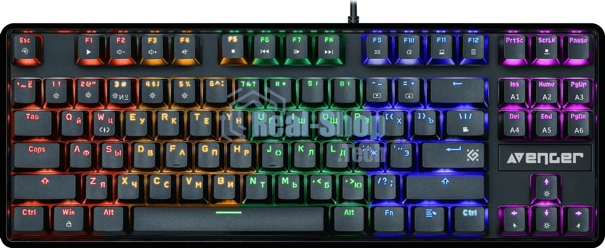 Клавиатура проводная Defender MECHANICAL AVENGER GK-412 RU