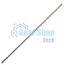 Бур по бетону Denzel двойная спираль, Cobalt W-tip, 12x600 мм, SDS PLUS