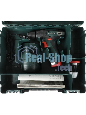 Дрель-шуруповерт Metabo PowerMaxx SB, 10,8 В, 2 Ач, 34 Нм, щеточный, ударный