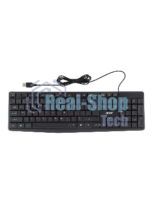 Клавиатура проводная Acer OKW121 (ZL.KBDEE.00B), USB, черный