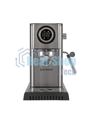 Кофеварка рожковая Endever Costa-1090 стальной, исп. кофе - молотый, 1,2 л, 1400 Вт, 15 бар