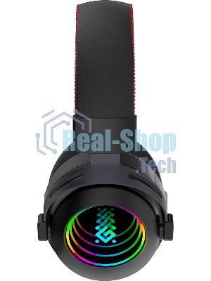 Гарнитура Defender Echo чёрный, проводная, подсветка