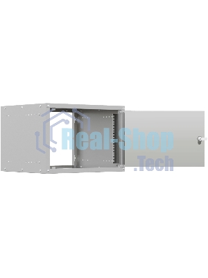 Шкаф коммутационный NTSS LIME (NTSS-WL6U5535GS) настенный 6U 550x350 мм пер. дв. стекл несъемн. бок. пан. 30 кг серый 8.3 кг 110 град. IP20