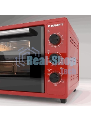 Мини-печь KRAFT KN-MO 3902 FKR красный