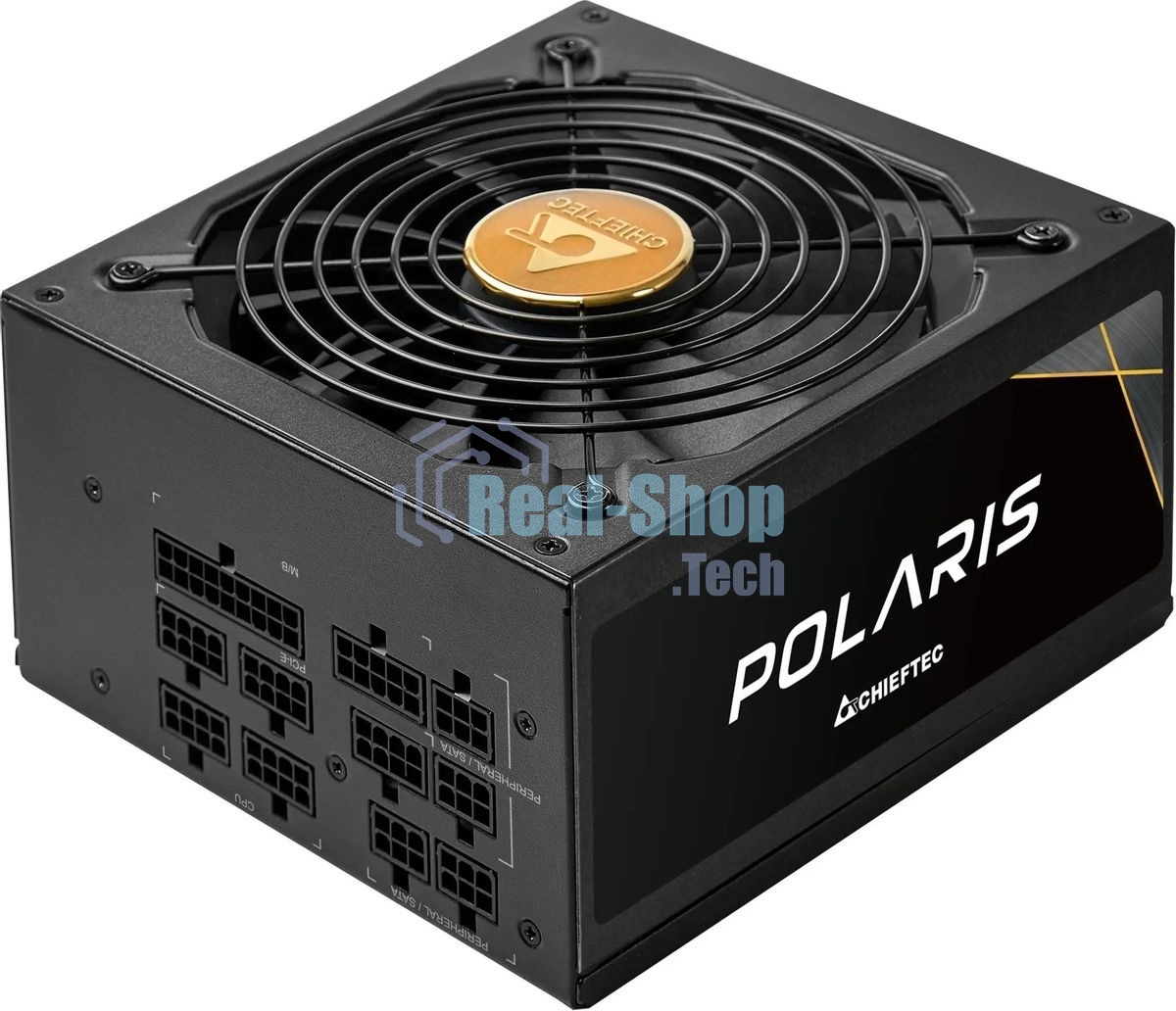 Блок питания Chieftec Polaris PPS-850FC, 850Вт, 80 PLUS Gold, 120мм, модульный, черный