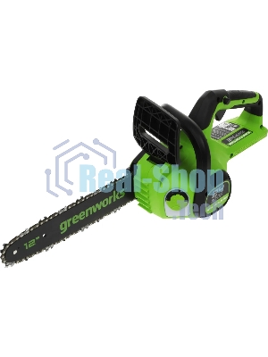 Цепная пила аккумуляторная Greenworks GD24CS30, 24V, 30 см, бесщеточная, без АКБ и ЗУ [2007007]