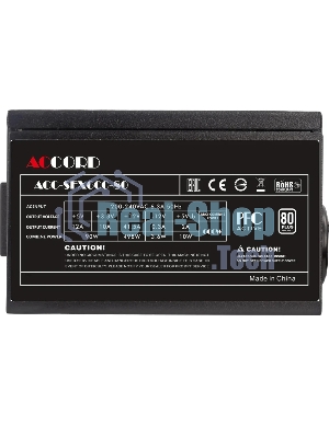 Блок питания Accord ACC-SFX600-80, 600Вт, 80мм,черный