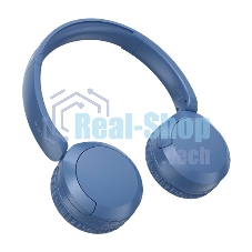 Беспроводные/проводные наушники Borofone BO37 синий, накладные, Bluetooth + проводной, складная конструкция, микрофон, до 25 ч