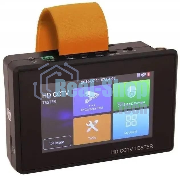 Универсальный наручный монитор-тестер Tezter TIP-H-4(Hand) AHD/CVI/TVI/CVBS и IP-видеосистем