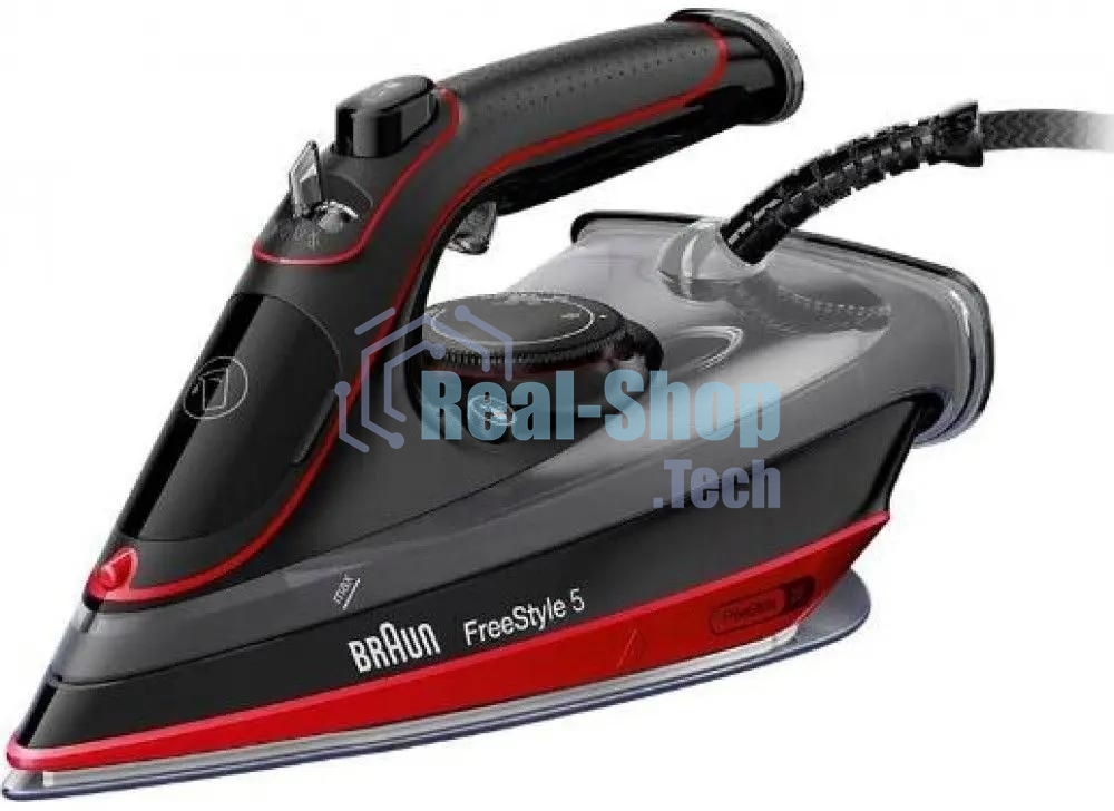 Утюг Braun SI5057RD красный/черный, 2700 Вт, 50 г/мин, 220 г/мин, 330 мл