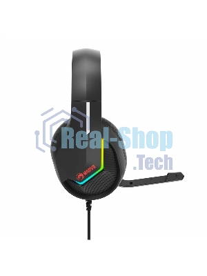 Гарнитура Marvo H8618 Tactic 40 чёрный, проводная, USB, микрофон с шумоподавлением, RGB-подсветка