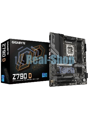 Материнская плата Gigabyte Z790 D, LGA 1700, Intel Z790, 4xDDR5, 4xSATA, 3xM.2, 1xPCI-E 3.0 x1, 1xPCI-E 4.0 x4, 1xPCI-E 5.0 x16, 1xHDMI, 1xDP, 1x 2.5Gb LAN, 4xUSB-A 2.0, 4xUSB-A 3.2 Gen 1, 1xUSB 3.2 Gen 2, 7.1, ATX