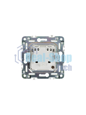 Розетка SKANDY 10А без заземл. без защ. шторок SK-R02Bl черный IEK SK-R10-10-K02
