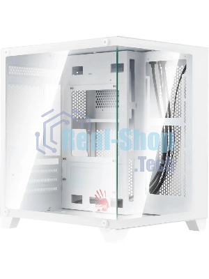 Компьютерный корпус Bloody BD-CC105 белый без БП mATX 5x120мм 1xUSB 2.0 1xUSB 3.0 audio bott PSU