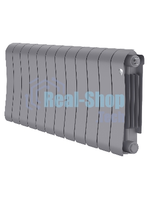 Радиатор биметаллический Royal Thermo Infinity 300 Silver Satin - 12 секц.