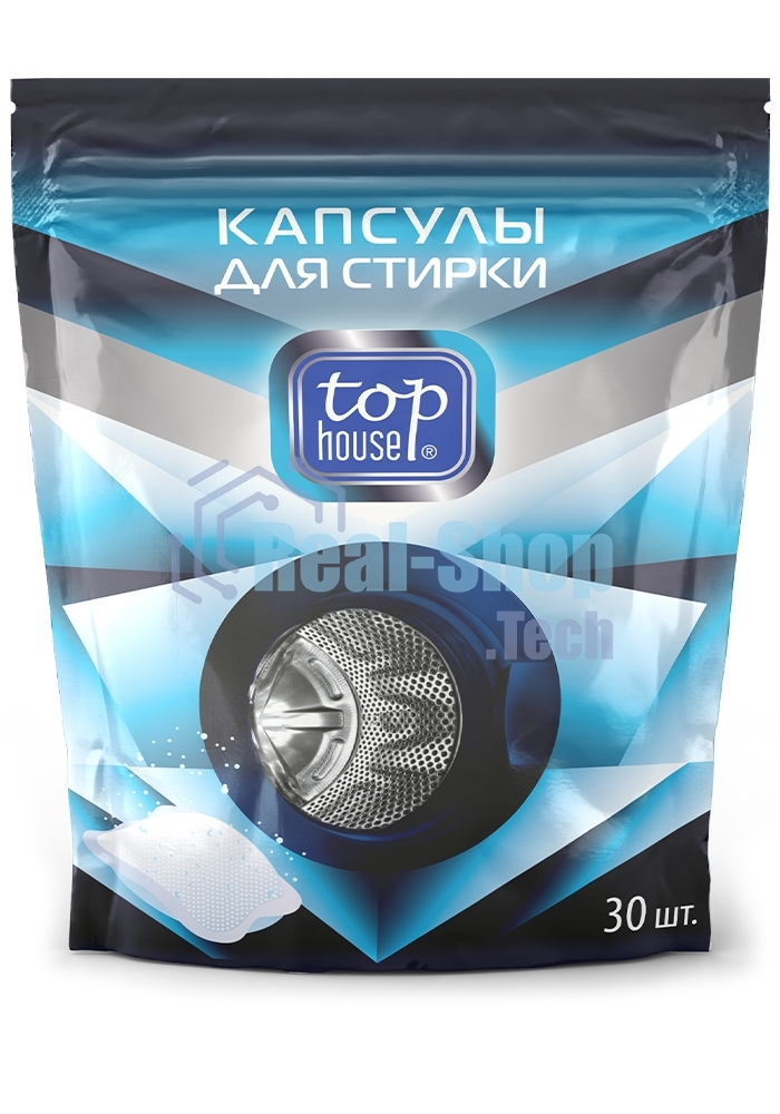 Капсулы для стирки, 30 шт. не содержит фосфатов и отдушек, удаляет даже сильные загрязнения, хорошо выполаскивается. Подходит для белого и цветного белья из всех типов ткани, кроме шерсти и шелка. Специально разработан для стирки при температуре 30-90 °С во всех типах стиральных машин и вручную. Безопасен для септиков.