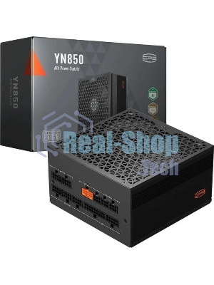 Блок питания PCCOOLER, 850W 80+ Gold (ATX, 3.1, PCIe 5.1 600W, Full modular, 1x24(20+4)pin 550мм, 2xCPU 8(4+4)pin 650мм, 3xPCIe 8(6+2)pin 500мм, 1x12V(2x6) 12+4pin 650мм, 3xSATA*3+MOLEX4pin*1 450+120+120+120мм, Active, 135x135mm, 150x150x86mm, APFC, OVP, UVP, OCP, SCP, OTP, OPP, SPD)