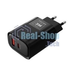 Сетевое зарядное устройство MORE CHOICE NC82 1USB+1Type-C 3.0A PD 35W+QC3.0 для Type-C Type-C черный