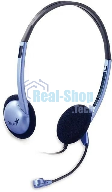 Гарнитура Genius HS-02B фиолетовый, проводная, 3.5 мм