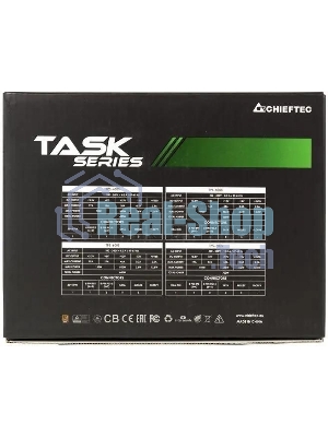 Блок питания Chieftec Task TPS-700S, 700Вт, 80 PLUS Bronze, 120мм, черный