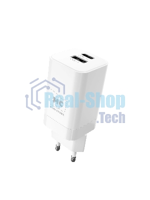 Сетевое зарядное устройство MORE CHOICE NC85a 1USB+1Type-C 3.0A PD 20W+QC3.0 Type-C Type-C, белый