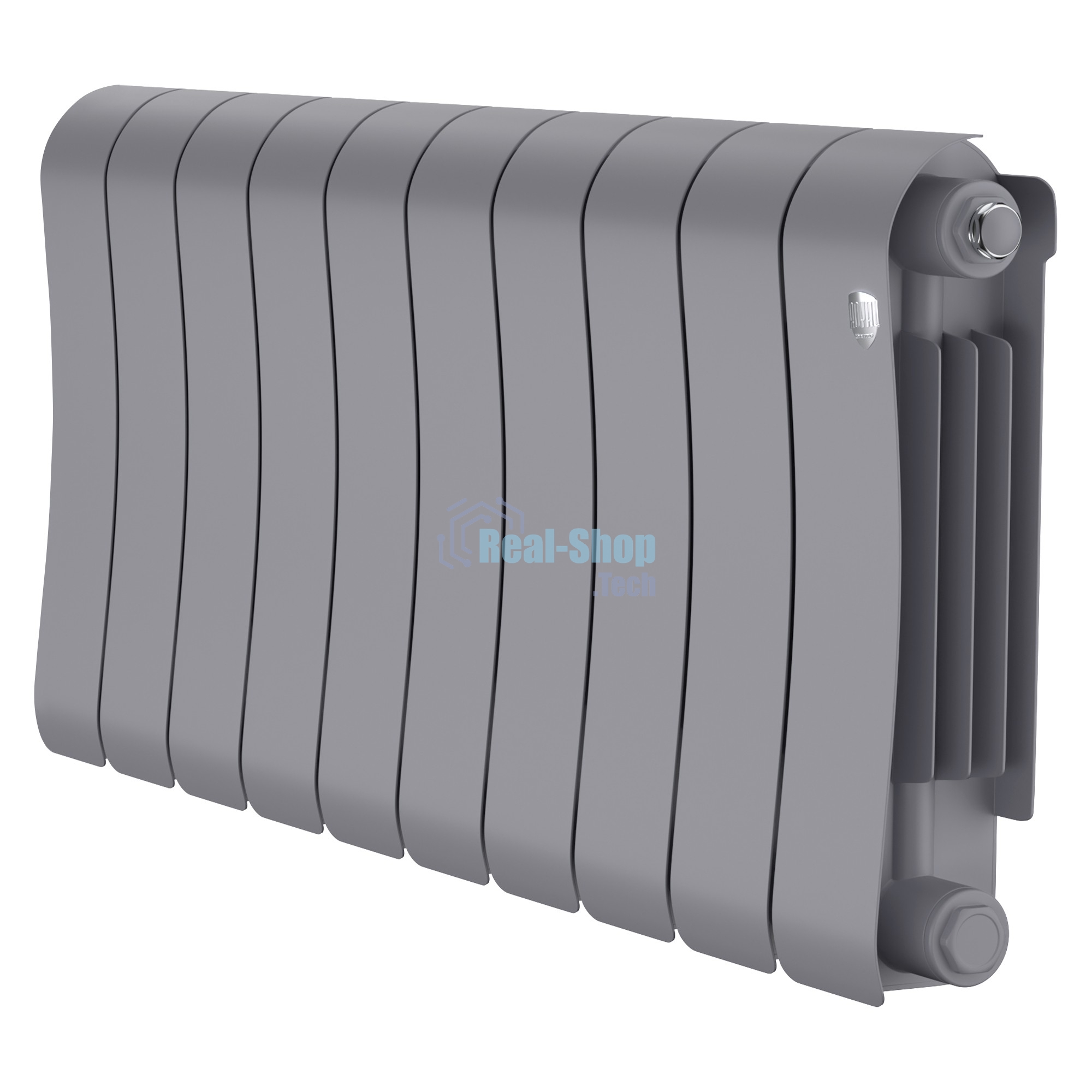 Радиатор биметаллический Royal Thermo Infinity 300 Silver Satin - 10 секц.