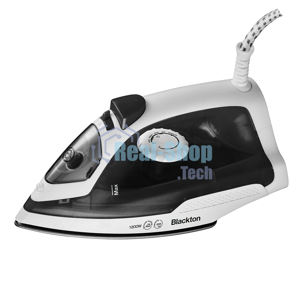 Утюг Blackton Bt SI1110 белый/черный, 1200 Вт, 18 г/мин, 200 мл