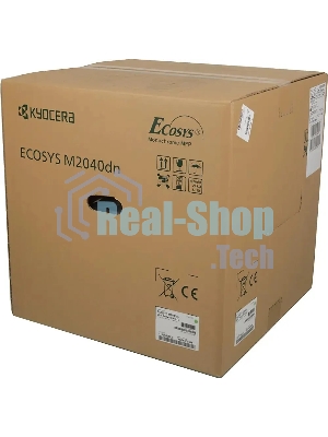 МФУ лазерное Kyocera Ecosys M2040dn (Азия) (1102S33AX0), A4, ч/б, печ. до 40 стр/мин., скан. до 40 стр/мин. (ч/б) 23 стр/мин. (цвет), 1200 x 1200 dpi (печать) 600x600dpi (скан.), USB, RJ-45 (старт.картр. TK-1178)