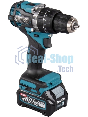 Дрель-шуруповерт Makita HP002GD201, 40 В, 2,5 Ач, 64 Нм, бесщеточный, ударный