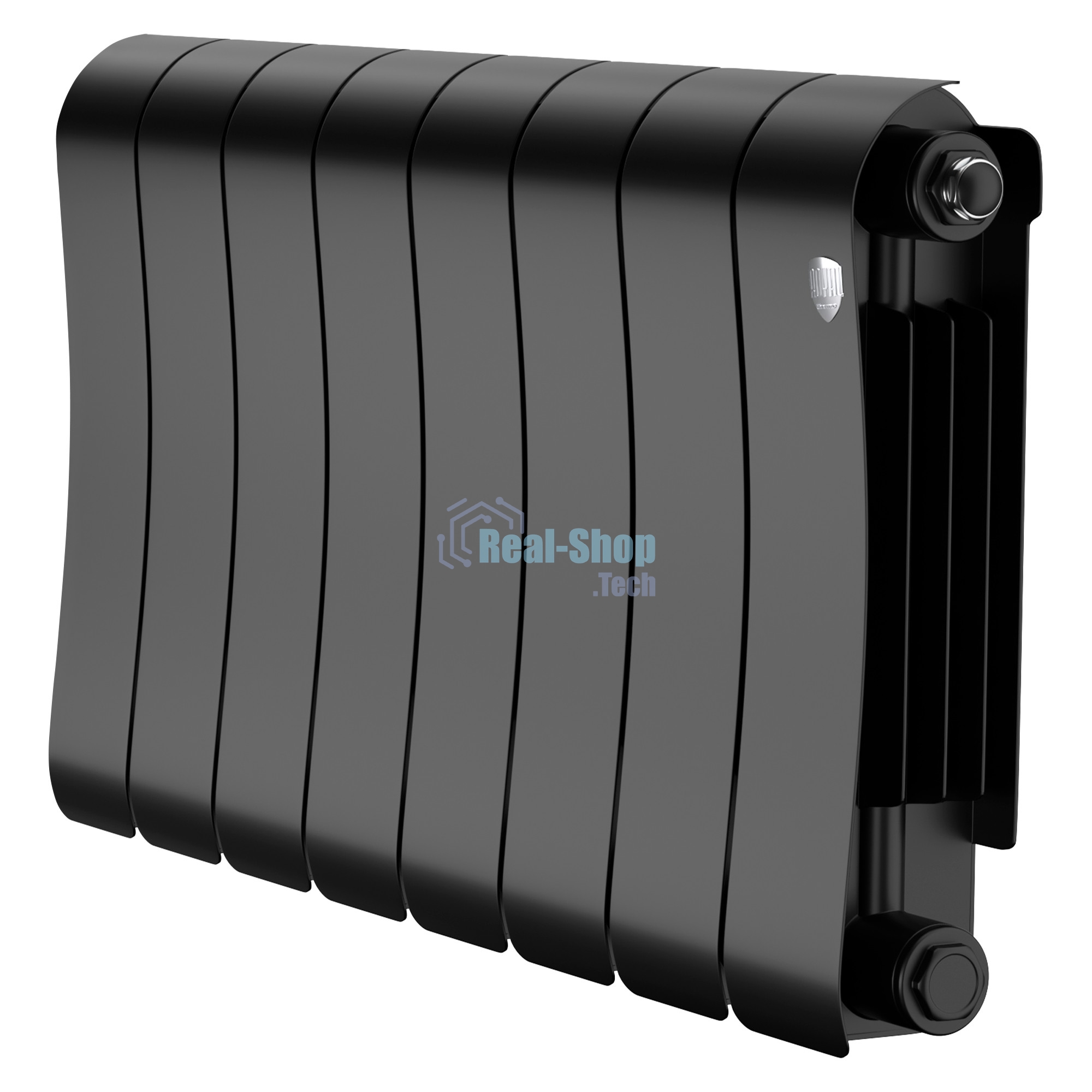 Радиатор биметаллический Royal Thermo Infinity 300 Noir Sable - 8 секц.