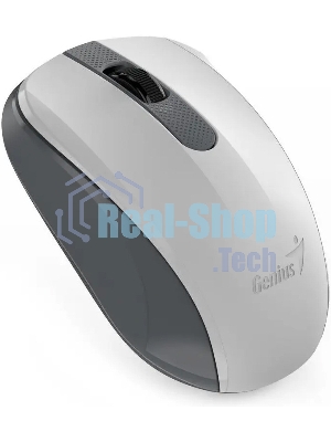 Мышь беспроводная Genius NX-8008S белый/серый, 1200 dpi, радиоканал, USB, кнопки - 3