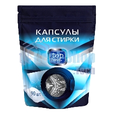 Капсулы для стирки, 90 шт. не содержит фосфатов и отдушек, удаляет даже сильные загрязнения, хорошо выполаскивается. Подходит для белого и цветного белья из всех типов ткани, кроме шерсти и шелка. Специально разработан для стирки при температуре 30-90 °С во всех типах стиральных машин и вручную. Безопасен для септиков.