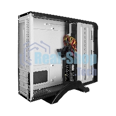 Компьютерный корпус Desktop ExeGate MI-207U-400W-8 (miniITX/mATX, БП M400 с вент. 8см, 1*USB+1*USB 3.0, аудио, черный)